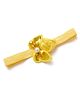 Bhoomi Collection Floral Applique Detailed Sequins Embellished Headband - Yellow