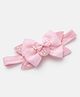 Bhoomi Collection Pearl & Sequin Embellished Bow  Applique Detailed Headband - Light Pink