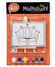 The Talking Canvas Madhubani Lotus Canvas Wall Art DIY Kit