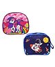 Asera 2 Pcs Unicorn and Space Sling Bags Birthday Return Gifts Blue and Pink
