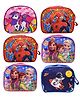 Asera 6 Pcs Mix Design Sling Bags Birthday Return Gifts Multicolor