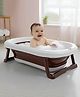 StarAndDaisy Baby Bath Tub For 0 to 3 Years Suitable for Boys & Girls With Foldable Legs Easy To Store Strong Safe Comfortable Baby Bathing Tub - Brown