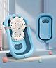 StarAndDaisy Bath Tub for Baby 0-3 Years/Foldable Bath tub for Kids with Cushion, Space Saving Design, Newborn Baby Folding Bathing Tub Girls & Boys, Easy to Store -Sky Blue