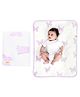 Nintara Baby Organic Cotton Waterproof  Landing Mat For Tummy Time, Play & Naps, Portable & Foldable for Home Or Travel, Hypoallergenic -Pink