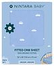 Nintara Baby Fitted Crib Sheet 100% Organic Cotton Jersey, All Around Elastic Fit, Soft & Gentle on Sensitive Skin, for Standard Crib Mattress, 52 x 28 Inch (130 x 70 cm)