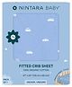 Nintara Baby Fitted Crib Sheet 100% Organic Cotton Jersey, All-Around Elastic Fit, Soft and Gentle on Sensitive Skin, for Compact Crib Mattress, 47 x 24 Inch (120 x 60 cm)