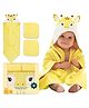 Nintara Baby Bamboo Bath Set Hooded Towel (30