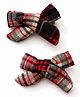 Knotty Ribbons Bow Applique Detailed Alligator Hair Clips - Multi Colour