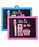New Pinch Black And White 2 in 1 Writing Board For Kids Educational Learning  pink & blue (Set of 2)