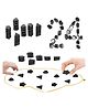 New Pinch Magnetic Strategy Board Game (24 Pcs) for Kids & Adults | Fun Family Game with Magnets & Lanyard Rope | Brain Boosting Logic & Reflex Challenge | Travel & Party Game for All Ages
