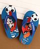 Cute Walk by Babyhug Disney Flip Flops With Mickey Mouse Print - Blue & Red