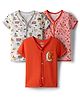 OHMS Single Jersey Knit Half Sleeves Printed Jhablas Pack of 3 - Multicolor