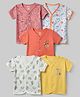 OHMS Single Jersey Knit Half Sleeves Printed Jhablas Pack of 5 - Multicolor