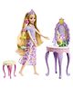 Disney Height 32.5 cm Princess Toys, Rapunzel Doll, Vanity and Accessories - Multicolor