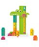 Fisher-Price Adding Alligator Educational Toy with 10 Stacking Blocks for Preschool Kids - Multicolour