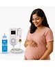 BPL Medical Technologies FD-02 Fetal Doppler Smart Noise Reduction & Heartbeat Detection Machine with Ultrasound Gel|In-Built Speaker for Home and Clinic Use - White