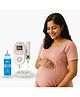 BPL Medical Technologies FD-03 Fetal Doppler Smart Noise Reduction & Heartbeat Detection Machine with Ultrasound Gel |In-Built Speaker for Home and Clinic Use - Pink & White