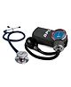 BPL Medical Technologies Manual Large Dial Aneroid Sphygmomanometer Blood Pressure Monitor with ST-03 Brass Dual Stethoscope