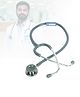 BPL Medical Technologies ST-06 Stainless Steel Dual Premium Adult Chest Piece Stethoscope|High Acoustic Level, Versatile Chestpiece for Adult & Pediatric Use|Medical Instrument for Auscultation - Grey