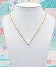 SKD Star Charm Embellished Pendant Necklace - White