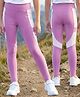 Pine Active Knit Full Length Cut N Sew Leggings With Logo Print - Pink