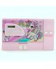 SCHOOLISH Mulitpupose Geometry Pencil Box with Calculator and Sharpener Large Size Pencil Case with Cartoon Print - Pack of 1