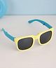 PASSION PETALS Colour Blocked Foldable Wayfarer Sunglasses - Yellow
