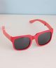 PASSION PETALS Colour Blocked Foldable Wayfarer Sunglasses - Red