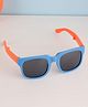 PASSION PETALS Colour Blocked Foldable Wayfarer Sunglasses - Blue