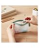 STOR Green Mini Zipper Pouch for Travel & Office | Multipurpose Storage Pouch, Utility Organizer | Everyday Essentials Case
