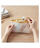 STOR Yellow Accessory Zipper Pouch | Travel Pouch x Cosmetic & Accessory Organizer | Utility Storage Case for Daily Use