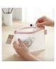 STOR Pink Letter Zipper Pouch | Travel & Office Organizer | Document & Accessory Storage Case