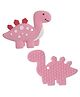 FunBlast Dino Shaped Soft Silicone Teether For Babies  Pack of 1 - Pink
