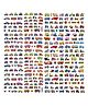 FunBlast Vehicle Shaped 3D Self-Adhesive Puffy Stickers for Kids Pack of 2 Sheets 550+ Stickers - Multicolor