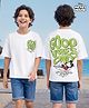Pine Kids Disney Single Jersey Knit Half Sleeves T-Shirt With Mickey Mouse Front & Back Print - White