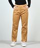 Cutiekins Cotton Woven Solid Trousers - Camel Brown