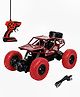 FUNVERSE Remote Control Rock Crawler, 5 Function High Speed 1:18 RC Car Toys for Boys 2 Wd Off Road Monster Truck Rock Climbing Car - Red