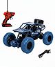 FUNVERSE Remote Control Rock Crawler, 5 Function High Speed 1:18 RC Car Toys for Boys 2 Wd Off Road Monster Truck Rock Climbing Car - Blue