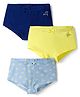Pine Kids Cotton Lycra Knit Floral Printed Hipster Pack Of 3 ( Colour May Vary )