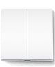 Tapo S220 Smart Light Switch 2 Gang 1 Way, Remote And Voice Control,Away Mode,No Neutral Required,Battery Included,Work With Alexa & Google Home, Hub Required Sold Separately