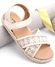 Pine Kids Velcro Closure Sandal - White
