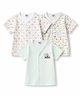 Ben Benny Interlock Knit Half Sleeves Bear Printed Jhablas Pack of 3 - White