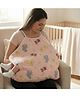 Baybee Feeding Pillow for New Born Baby with Foldable Breastfeeding Cover | Ergonomic Feeding Cover for Nursing Mom with Adjustable Velcro | Nursing Pillow with Removable & Washable Covers (Pink)