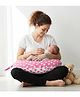 BAYBEE Star Feeding Pillow for New Born Baby | Nursing Pillow for Breastfeeding with Adjustable Waist Strap | Soft Cotton Cover Baby Feeding Pillow | Dual Tone Breastfeeding Pillow for Moms (Pink)