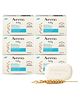 Aveeno Baby Oat & Shea Butter Soap Free, pH balanced Pediatrician Recommended Cleansing Bar Pack of 6 - 75 g