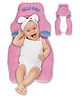 Synlark Soft Newborn Sleeping Support Pillow with Leg Cushion | Gentle Head & Body Support
