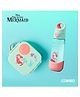 b.box Disney The Little Mermaid Kids Mini Lunch Box with Compartments & Tritan Water Bottle - Back to School Combo, BPA Free, Leakproof, Ideal for School, Suitable for 3+ Years
