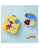 b.box Spidey Lunch Box & Snack Box Back to School Edition, BPA Free, Leakproof, Ideal for School Tiffin, Suitable for 3+ Years
