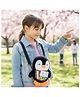 Sanjary Cute Penguin Plush Crossbody Bag for Kids with Adjustable Strap, Soft Fabric, Zipper Pocket, and Fun Cartoon Design
