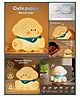 Sanjary Cute Puppy Silicone Night Lamp with Three Brightness Levels, Soft Warm Light, Rechargeable Design, and Touch Control for Kids color design may vary